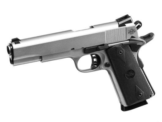 ROCK Standard FS Matte Nickel 45ACP 8rd